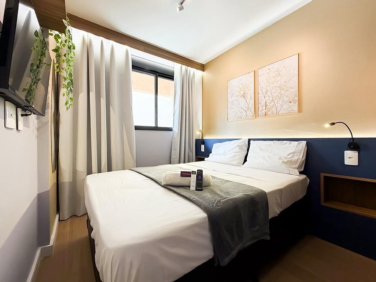 Flat Moderno I - Caminhe até o Allianz Parque