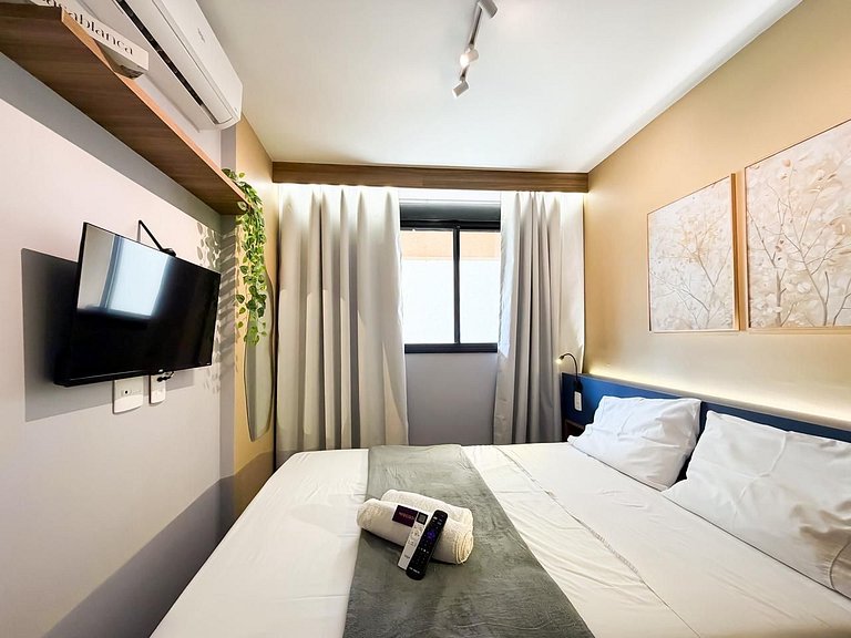 Flat Moderno I - Caminhe até o Allianz Parque