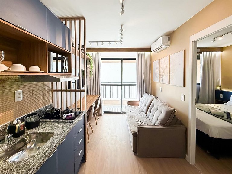 Flat Moderno I - Caminhe até o Allianz Parque