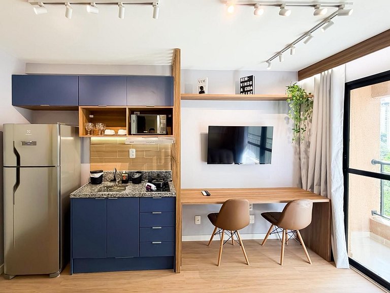 Flat Moderno I - Caminhe até o Allianz Parque