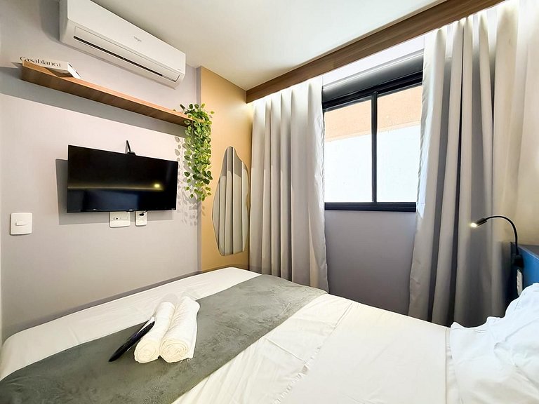 Flat Moderno I - Caminhe até o Allianz Parque