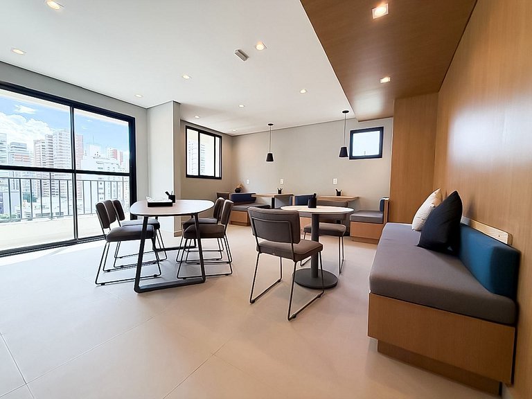 Flat Moderno I - Caminhe até o Allianz Parque