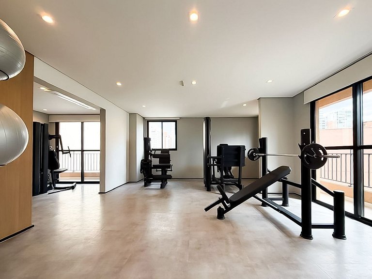 Flat Moderno I - Caminhe até o Allianz Parque