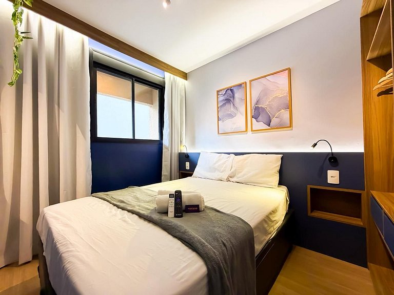 Flat Moderno II - Caminhe até o Allianz Parque