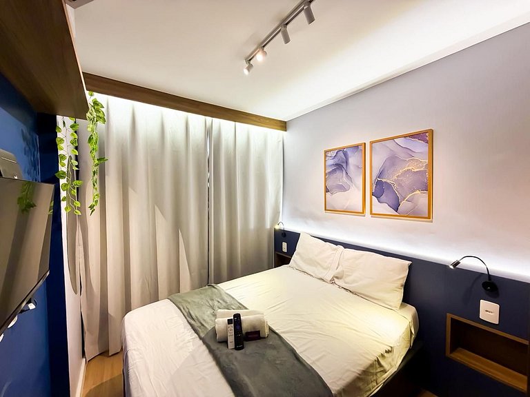 Flat Moderno II - Caminhe até o Allianz Parque