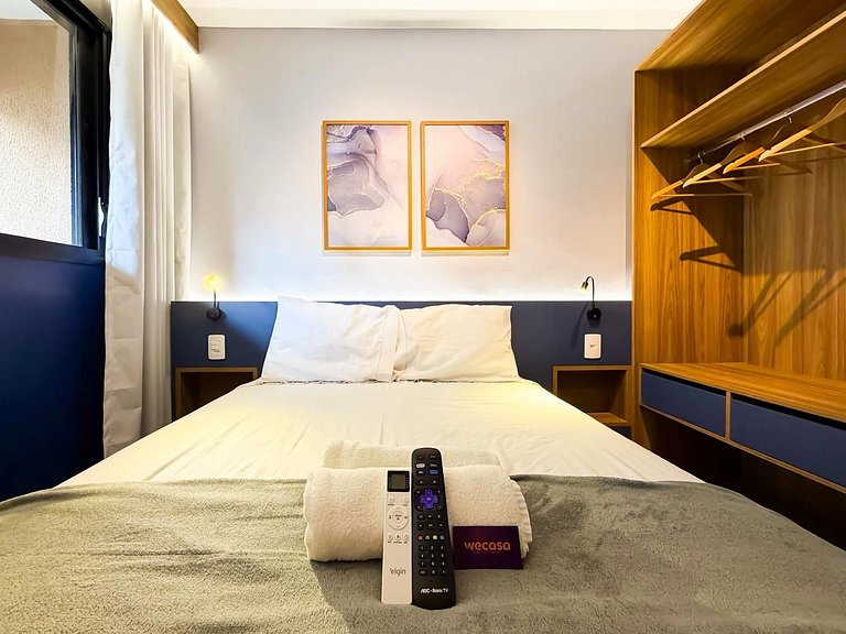 Flat Moderno II - Caminhe até o Allianz Parque