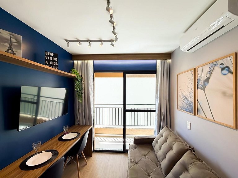 Flat Moderno II - Caminhe até o Allianz Parque