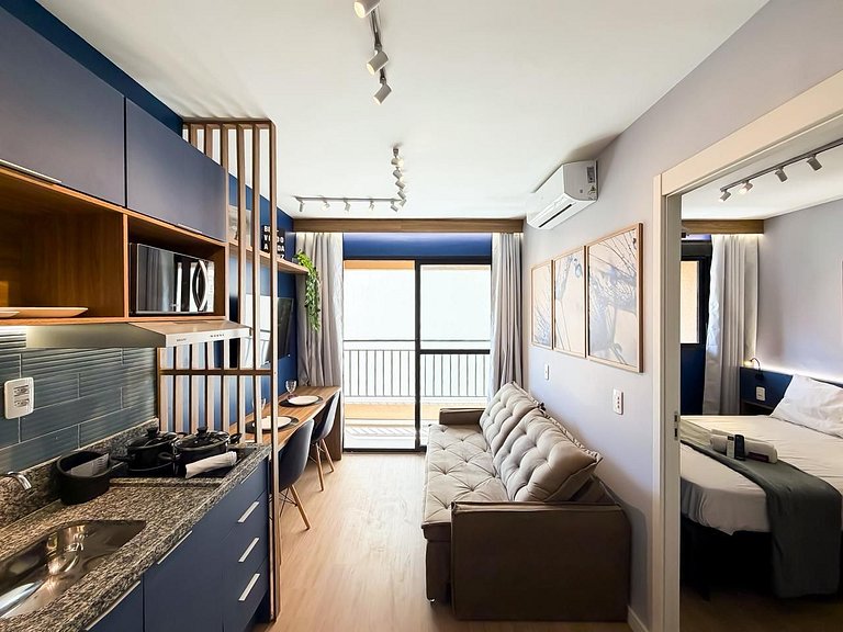 Flat Moderno II - Caminhe até o Allianz Parque