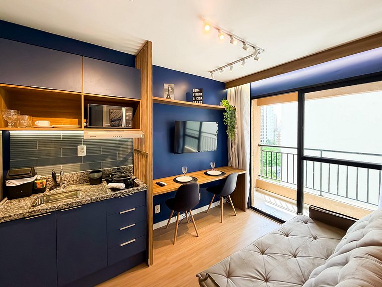 Flat Moderno II - Caminhe até o Allianz Parque