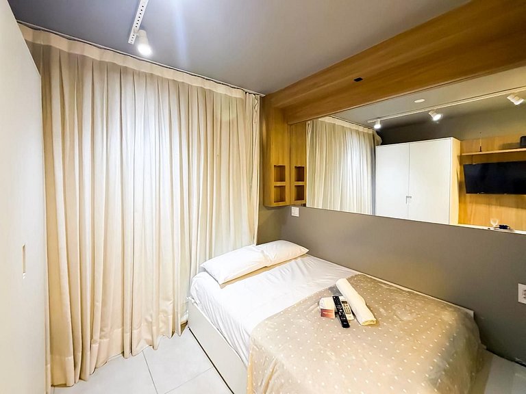 Studio Charmoso na Sé | Conforto e Localização Top