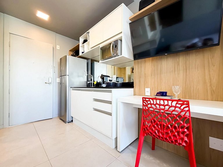 Studio Charmoso na Sé | Conforto e Localização Top