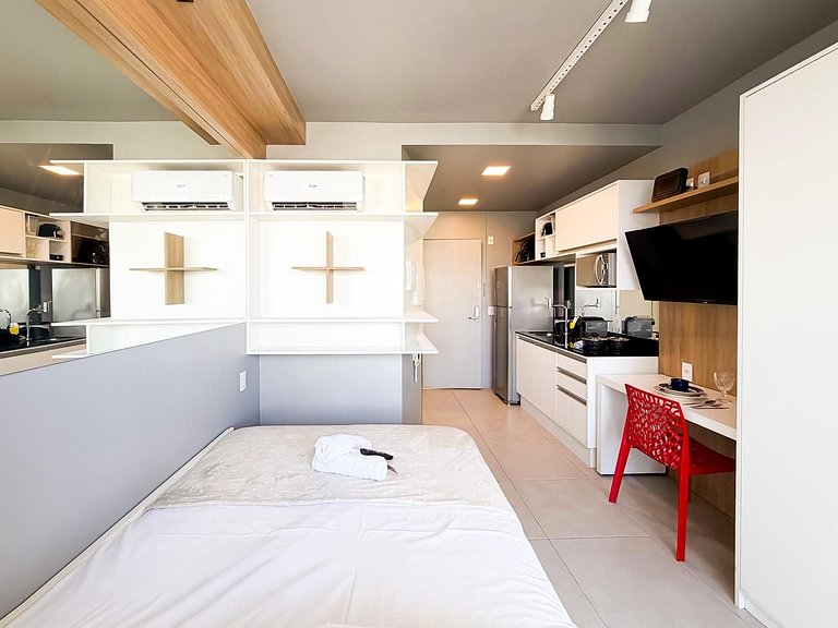 Studio Charmoso na Sé | Conforto e Localização Top