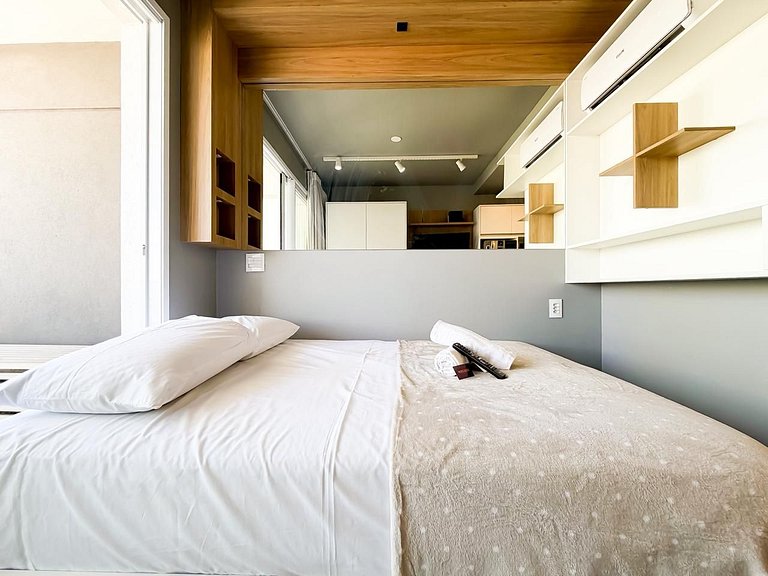 Studio Charmoso na Sé | Conforto e Localização Top