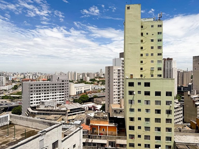 Studio Charmoso na Sé | Conforto e Localização Top