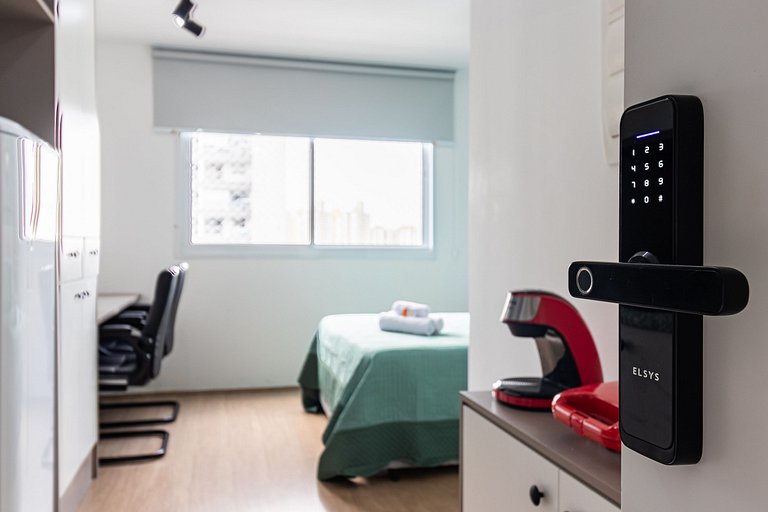 Flat no Brás com Piscina e Fácil Acesso ao Metrô