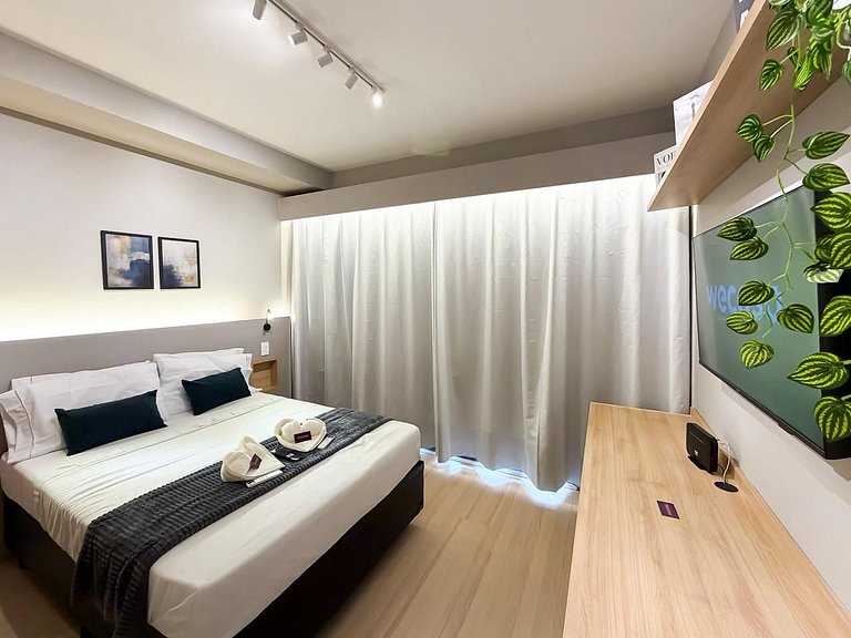 Apê para 4 hóspedes - Próximo ao consulado