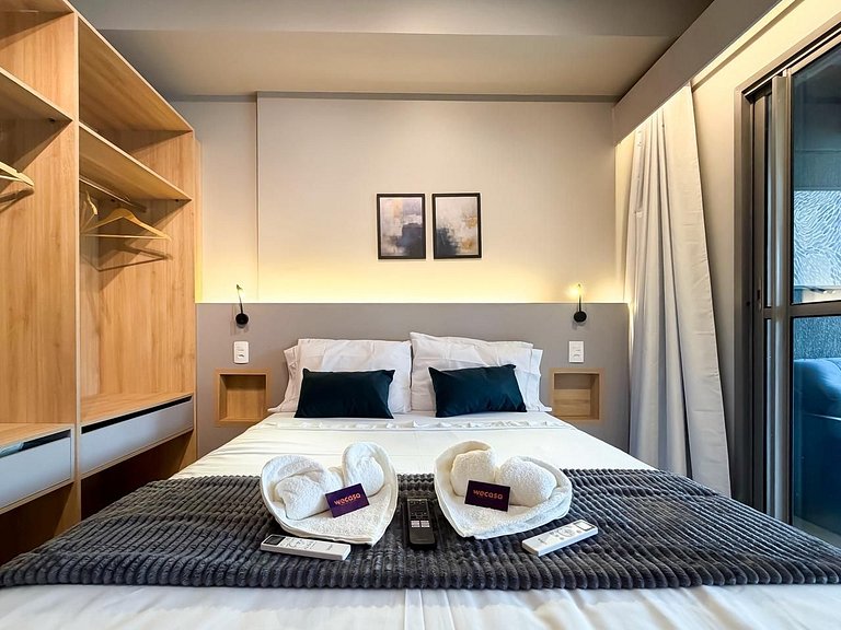 Apê para 4 hóspedes - Próximo ao consulado