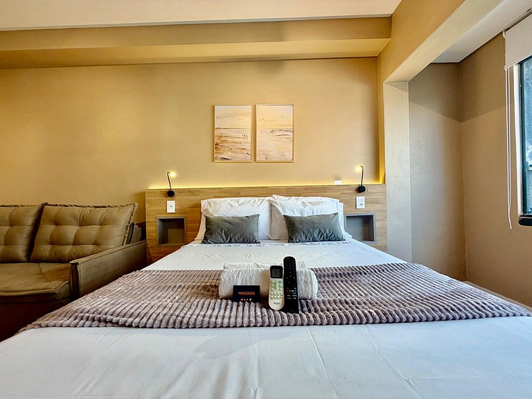 Studio I Oscar Porto com Piscina – Bem Localizado!