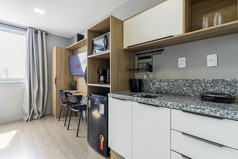 Studio Moderno no Brás com Piscina | 2 min Metrô