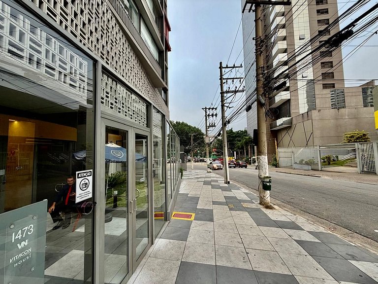 Studio no 20º Andar c/ Vista NubankParque + Vaga