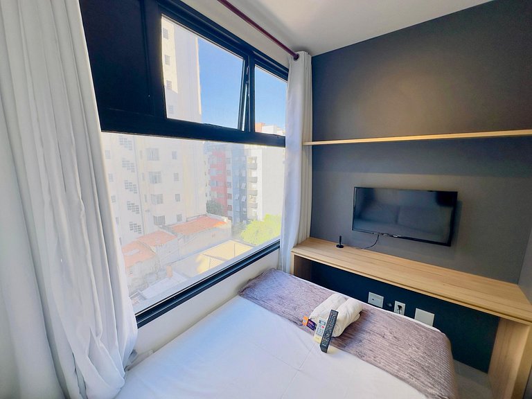 Studio em Higienópolis | Conforto para 2 Pessoas