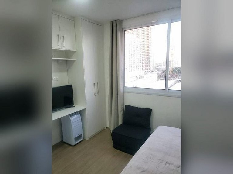 Estação Brás - Studio Equipado para até 3 Hóspedes