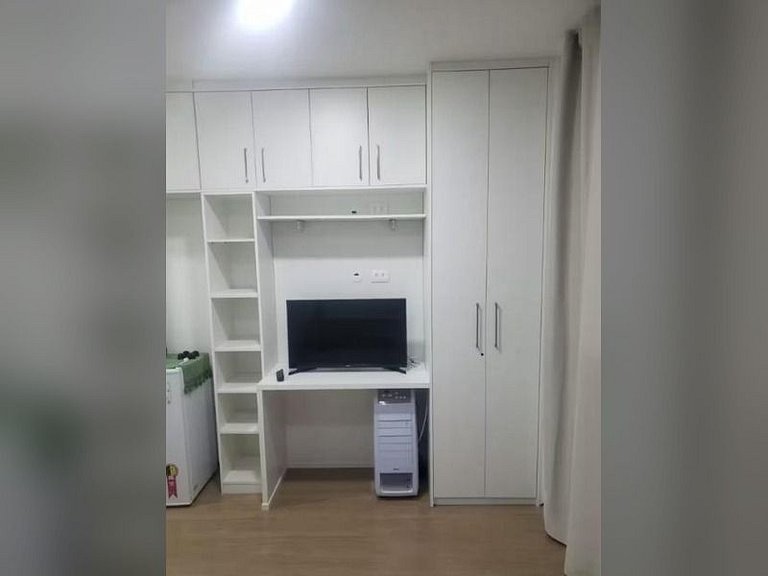 Estação Brás - Studio Equipado para até 3 Hóspedes