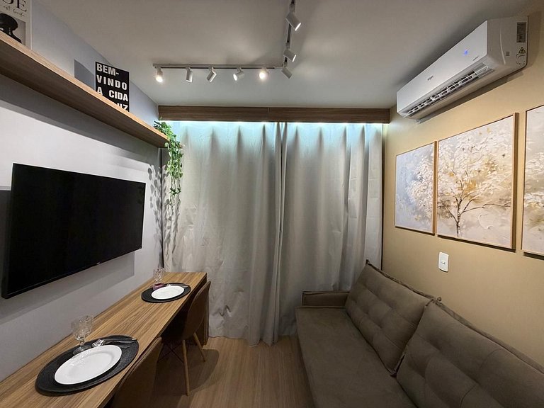 Loft Prático - Prox ao Nubank Parque