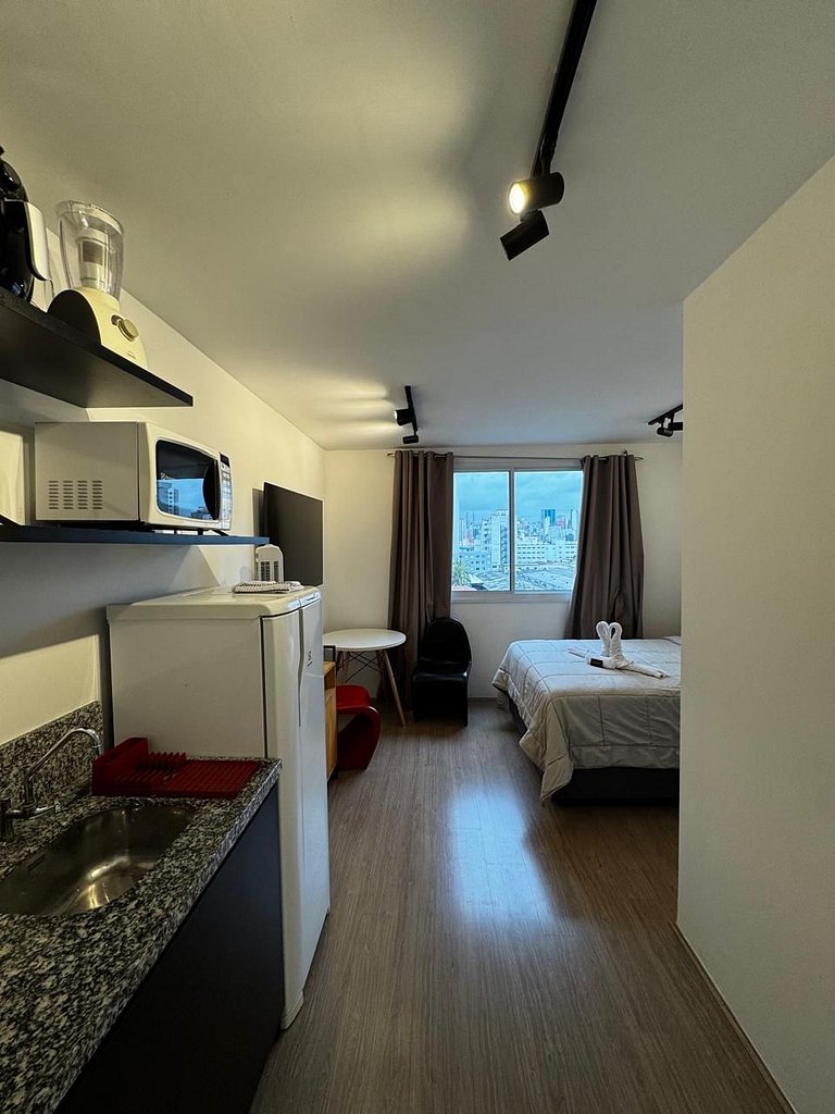 Loft c/ piscina Metro Brás