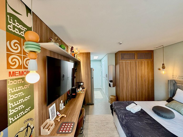 Studio Água branca I - Próx ao Nubank Parque